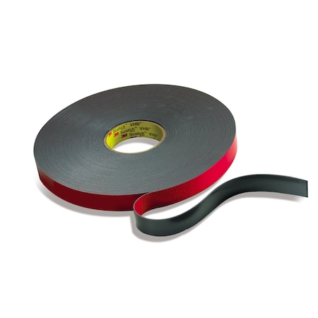 3M Vhb Flame Retardant Tape 5958Fr, Black, 1/2 In X 984 Yd, 40 Mil, Levelwound 7010374675
